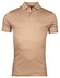 Thomas Maine Uni Color Soft Liquid Cotton Short Sleeve Polo Licht Beige