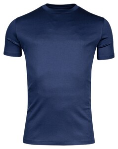 Thomas Maine Uni Liquid Touch Crew Neck T-Shirt Diep Blauw