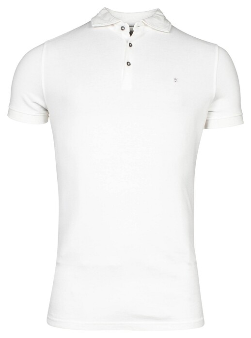 Thomas Maine Uni Piqué Pigment Dyed Enzyme Washed Polo Ecru