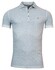 Thomas Maine Uni Piqué Pigment Dyed Enzyme Washed Polo Licht Blauw