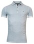 Thomas Maine Uni Piqué Pigment Dyed Enzyme Washed Polo Licht Blauw