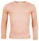 Thomas Maine V-Neck Single Knit Merino Wool Pullover Light Peach