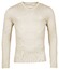 Thomas Maine V-Neck Single Knit Merino Wool Pullover Natural