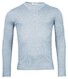 Thomas Maine V-Neck Single Knit Merino Wool Trui Licht Blauw