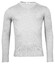 Thomas Maine V-Neck Single Knit Merino Wool Trui Licht Grijs