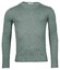 Thomas Maine V-Neck Single Knit Merino Wool Trui Petrol Green