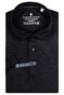 Thomas Maine Wool Short Sleeve Luxury Comfort Polo Zwart