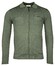 Thomas Maine Zip Pull Double Breast Pocket Milano Knit Merino Blend Overshirt Groen